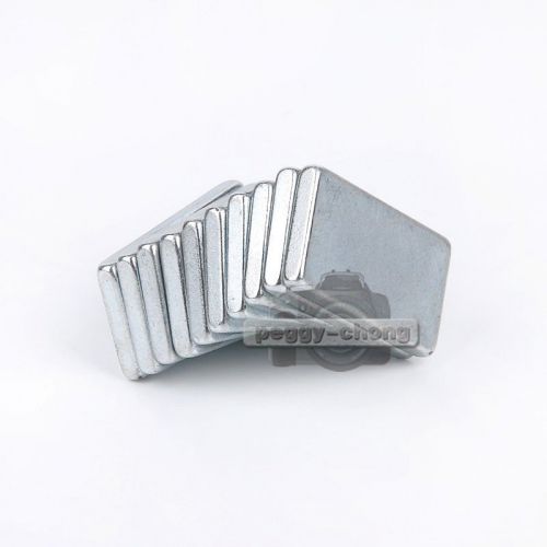 10x Neodymium iron boron Super Magnetic steel Rectangle Square Magnet 20*10*2mm