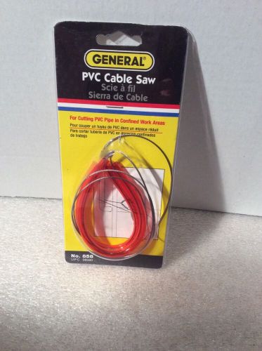 General tools 858 pvc pipe cable saw 24&#034; serrated stainless steel cutting cord for sale