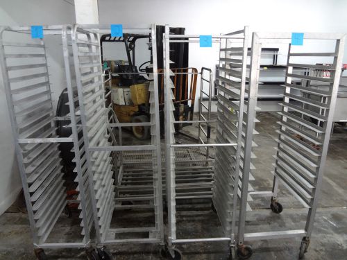 Aluminum bread / pan rack, all casters roll, pick from 4 different ones #455 for sale