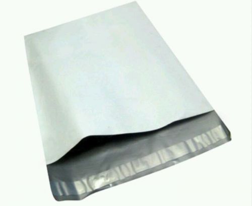 25 ct #4 - 10x13 WHITE POLY MAILERS ENVELOPES BAGS self seal 2MIL *SHIPS FAST*