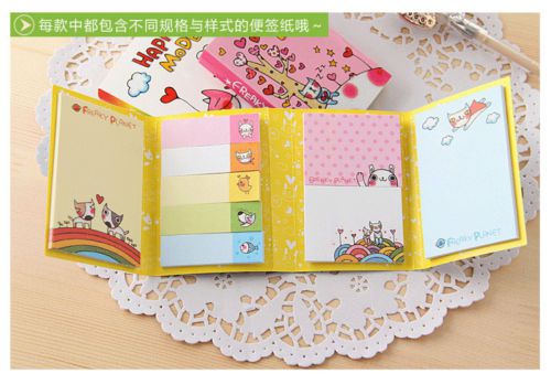 t; To Do List Sticker Post Bookmark Marker Memo Flags Index Tab Sticky Notes 1PC