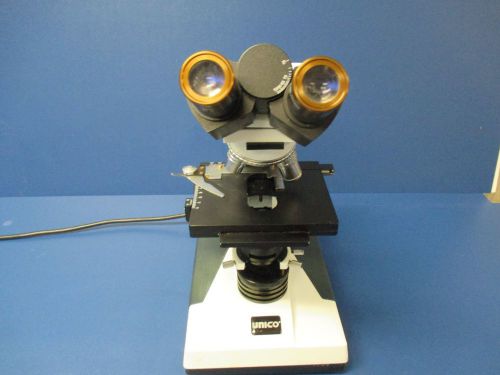 Unico   Microscope H600 Series - 4x 10x 40x 100x &amp; WF 10X-18mm Eyepiece, l each