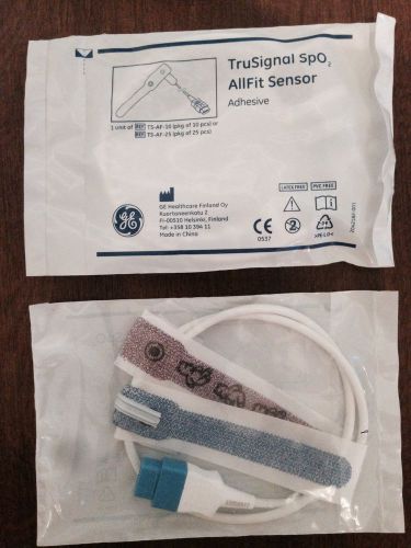 10 Pieces of GE TruSignal Disposable SpO2 AllFit Sensor, Part # TS-AF-10