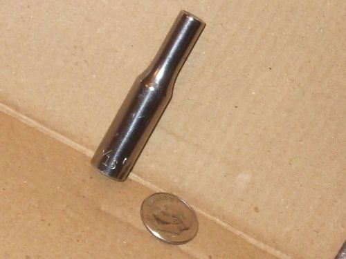CRAFTSMAN 3/16 Deep Socket - 1/4 Inch Drive, 2 Inch Tall -MADE IN USA - No Rust