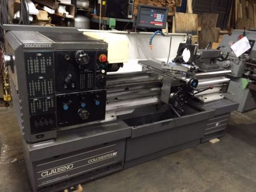 15&#034; x 50&#039; clausing colchester gap bed geared head engine lathe  (29129) for sale
