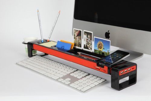 Cyanics iStick Multifunction Desk Organizer with 3 Hub USB Port, Cup Holder, Car