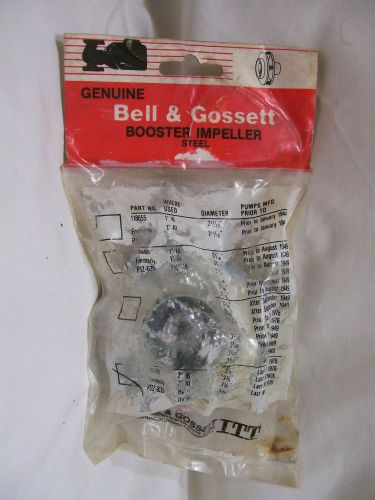 Nos bell &amp; gossett booster impeller for hydronic circulating pump, (for p2z-835) for sale