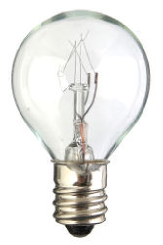 Bulb 5w, 120v, g9.5, candelabra e12 base, 5 watt, 24 volt, 31mm dia, decor for sale