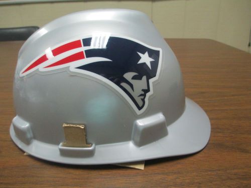 New england patriots nfl hardhat msa818432 gray/blue/red new for sale