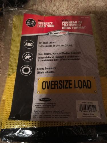 NEW RoadPro RPWL-1884MG 18&#034; x 84&#034; Over Size Load Mesh Banner with Grommet