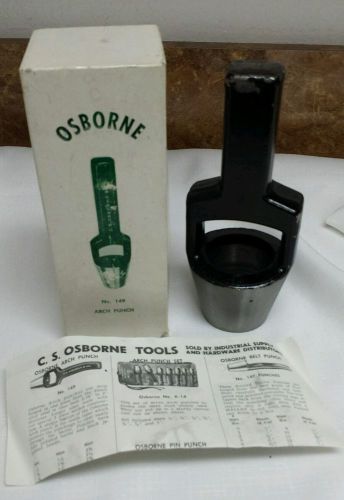 Osborne 2&#034; arch punch no 149 in box used  quantity of 1 for sale