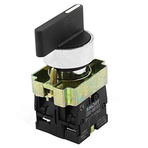Zb2-be101 spdt 2no 3-position rotary selector switch ac 600v 10a for sale