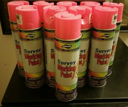 spray paint flurescent pink survey paint