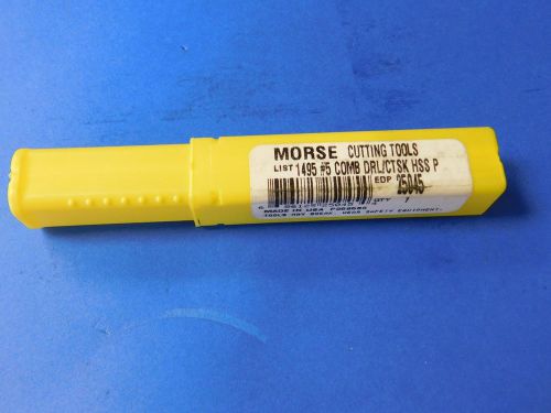 Morse Cutting Tools 1495  #5 Comb Drill / CTSK HSS 25045 NEW