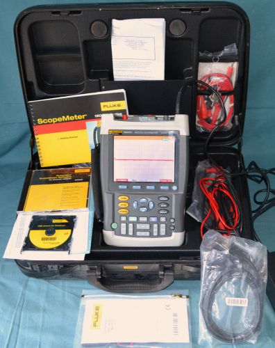 Fluke 199XRAY Medical Scopemeter 200MHz 2.5GS/s with Accessories and case