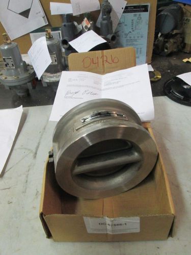 Crane s/s wafer type duo check ii check valve p/n 6g15cmf 6&#034; 150# flange (nib) for sale