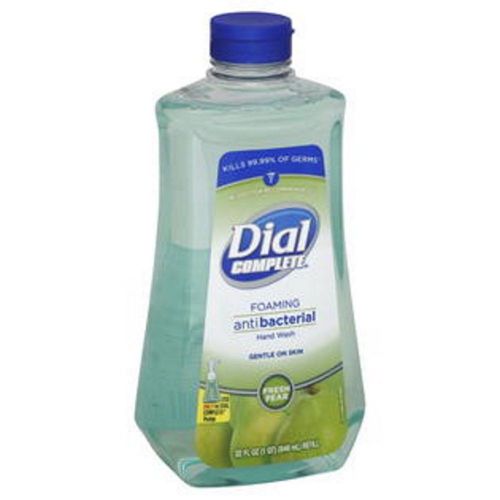 Dial Complete Foaming Anti-bacterial Hand Wash Soap Refill, Fresh Pear, 40 Ou...