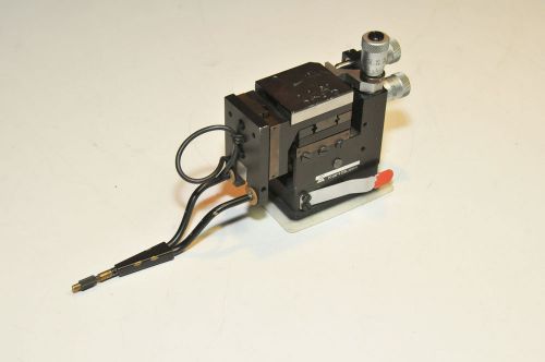 Karl Suss  XYZ Probe Positioner Micromanipulator w/ Micrometers and Vacuum Base