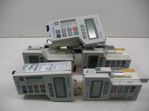 Lot of 5) medfusion 2001  syringe infusion pumps - untested for sale