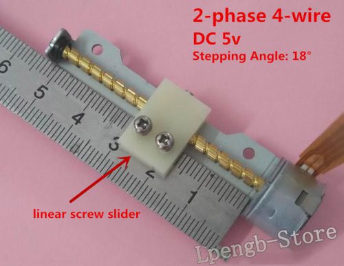 Dc 5v linear slider mini stepping motor 2-phase 4-wire stepper cd-rom driver for sale