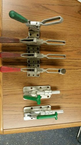Lot of (6) toggle clamps