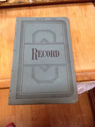 Boorum &amp; Pease  Account Book, Record, 66r/150, Blue used 2 books