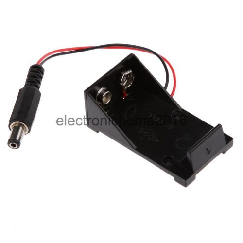 Useful 9V Volt Battery Holder Box Case Wire Lead with Plug for Arduino DIY