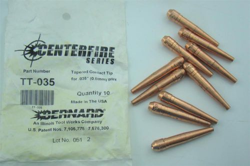(10) Bernard Centerfire Series T-035 Contact Tips .035