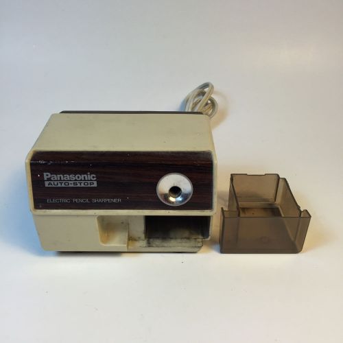 Panasonic Electric Pencil Sharpener w/Auto Stop KP-110 Tested/Works
