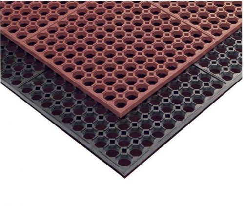 Apex foodservice mats 3&#039; x 5&#039; step light red grease resistant bar &amp; kitchen mat for sale