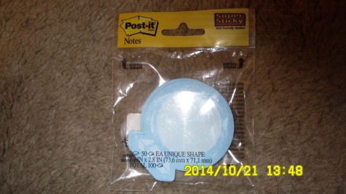 Post-It Super Sticky Notes Blue Engagement Ring, 100 Notes 2.9&#034; x 2.8&#034; New!!!