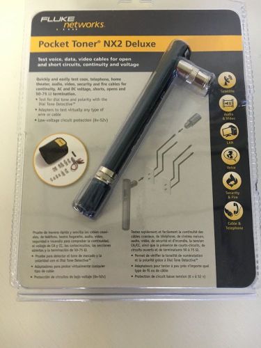 Fluke Networks PTNX2 Pocket Toner NX2 Deluxe Coax Cable Tester