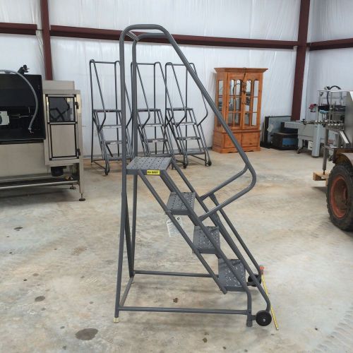 Warehouse roll around step ladder for sale
