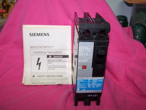 ITE Siemens ED22B015 15 Amps 240 VAC 2 Poles Molded Case Circuit Breaker