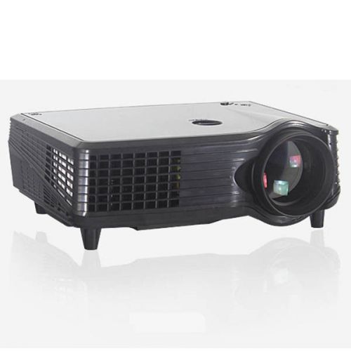 New X203 2000 Lumens 800x480 3D HD Projector Home Cinema Black