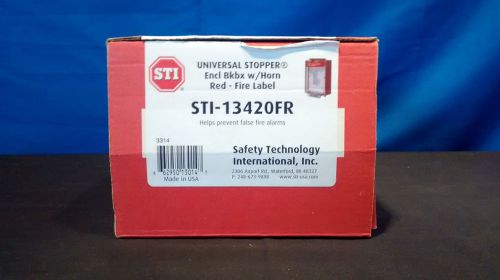 Safety Technology STI-13420FR Universal Stopper Surface Mount w/Horn [CTA]