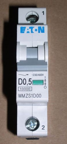 Eaton, 0.5a, wmzs1d00 1 pole circuit breaker for sale