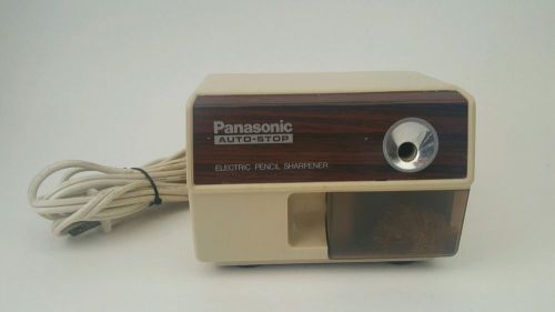 Vintage Panasonic Auto-Stop Electric Pencil Sharpener KP-110 Made in Japan