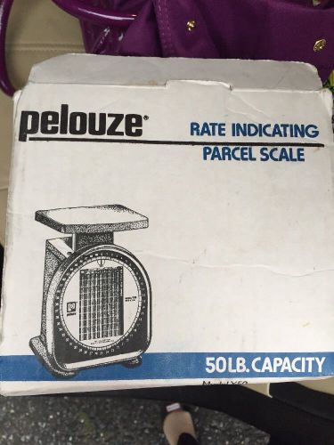 PELOUZE 50 POUND Ship/Postal/KITCHEN SCALE, Y50, VERY GOOD CONDITION - USED