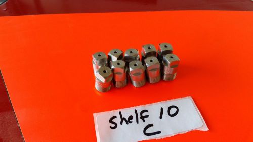 Lot of 10- Spraying Systems Nozzle 1/4HH FullJet SS 6.5 Stainless Steel
