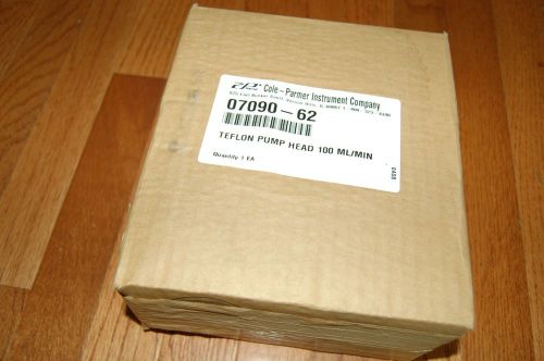 Cole parmer masterflex peristaltic pump head ptfe diaphragm 7090-62 teflon  100 for sale