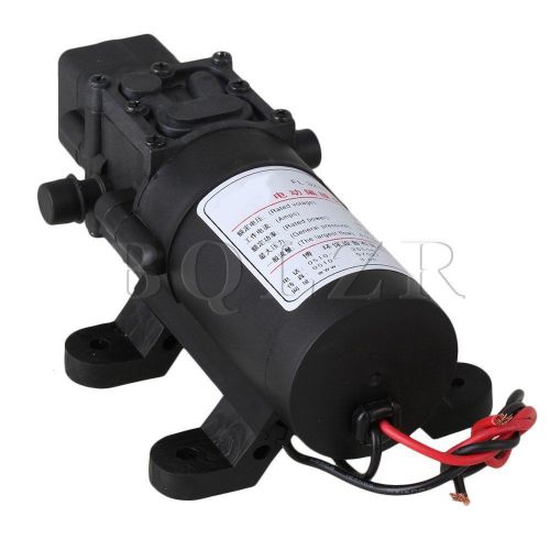Bqlzr 12v 60w dc diaphragm water booster pump rubber bracket black for sale
