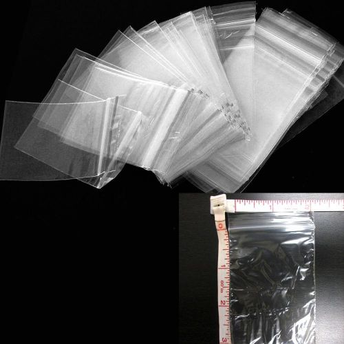 1080 Ziplock W 2&#034;x3&#034; H Reclosable Clear Plastic Poly Bag Reclosable Small Baggie