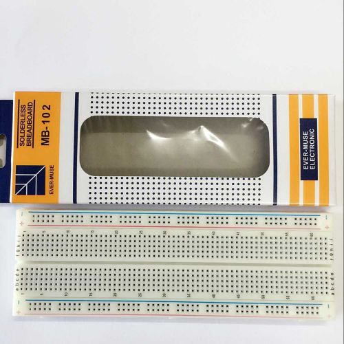 Breadboard 830 point solderless pcb bread board mb-102 mb102 for arduino for sale
