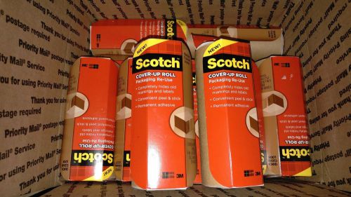 Scotch Cover Up Roll Packaging Re-Use Lot of 15