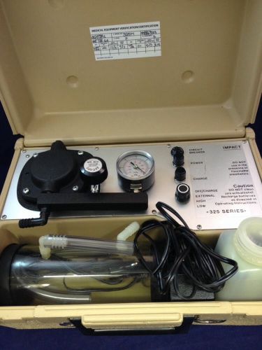 IMPACT 325M Portable Suction Apparatus Pump Oropharyngeal Tracheal Unit