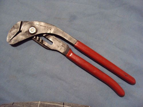 SUPERIOR TOOL U.S.A. #06010 GROOVE JOINT PIPE WRENCH PLIERS(USED)
