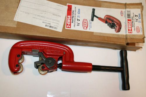 REED 4-Wheel with Guides Steel Pipe Cutter (2-4WGA) 21-63MM  1/2&#034; - 2&#034; 03338 USA