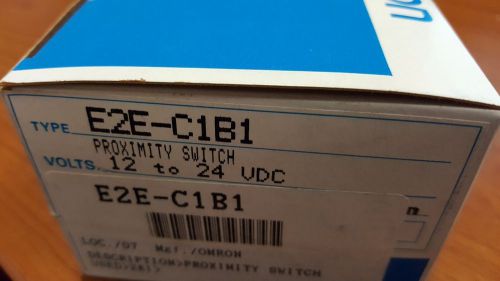 New in box omron 12-24 vdc proximity switch e2e-c1b1 for sale