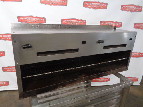 48&#034; STAINLESS STEEL NATURAL GAS CHEESE MELTER.